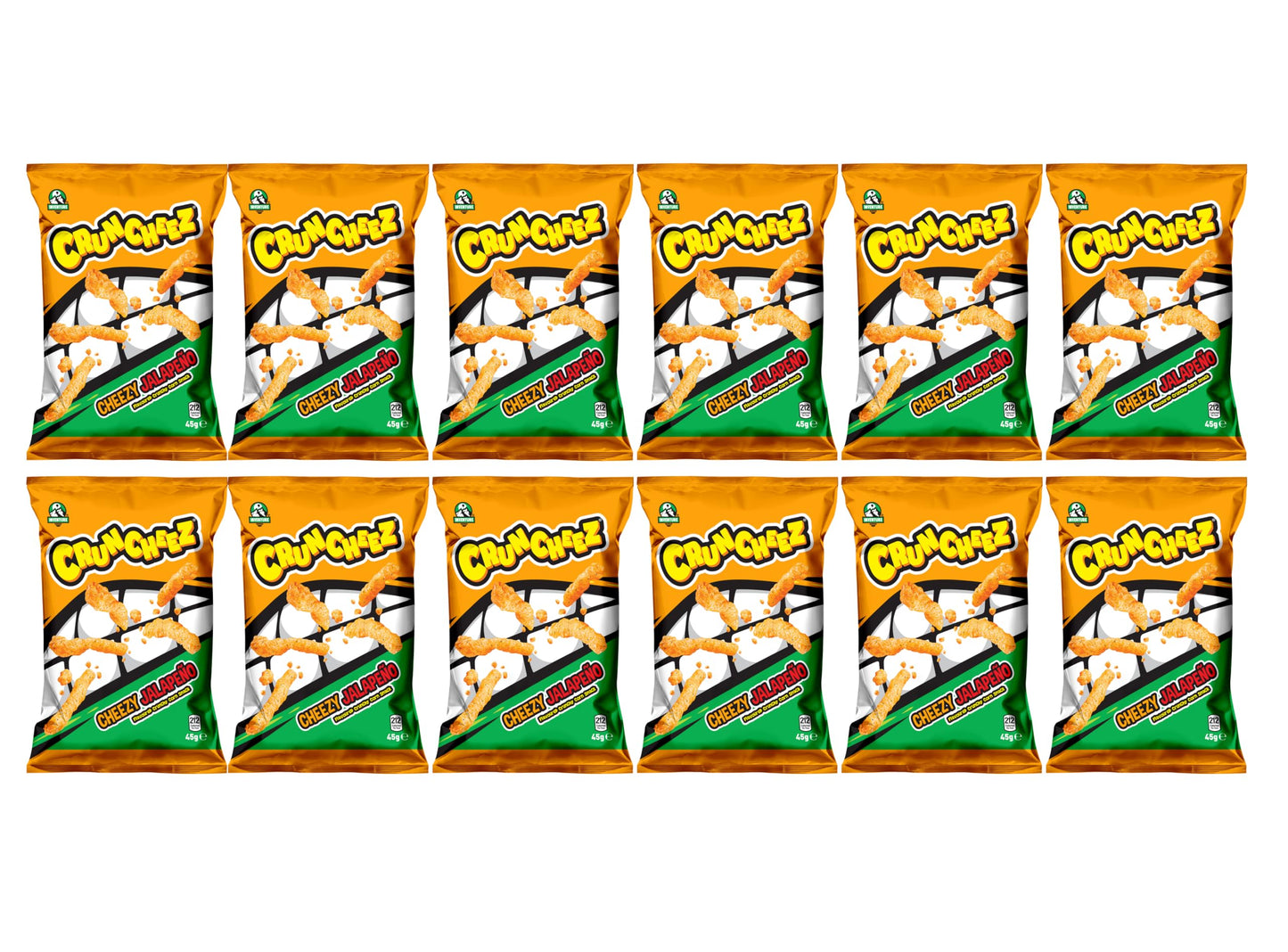Inventure Cruncheez Cheezy Jalapeno 45g x 12