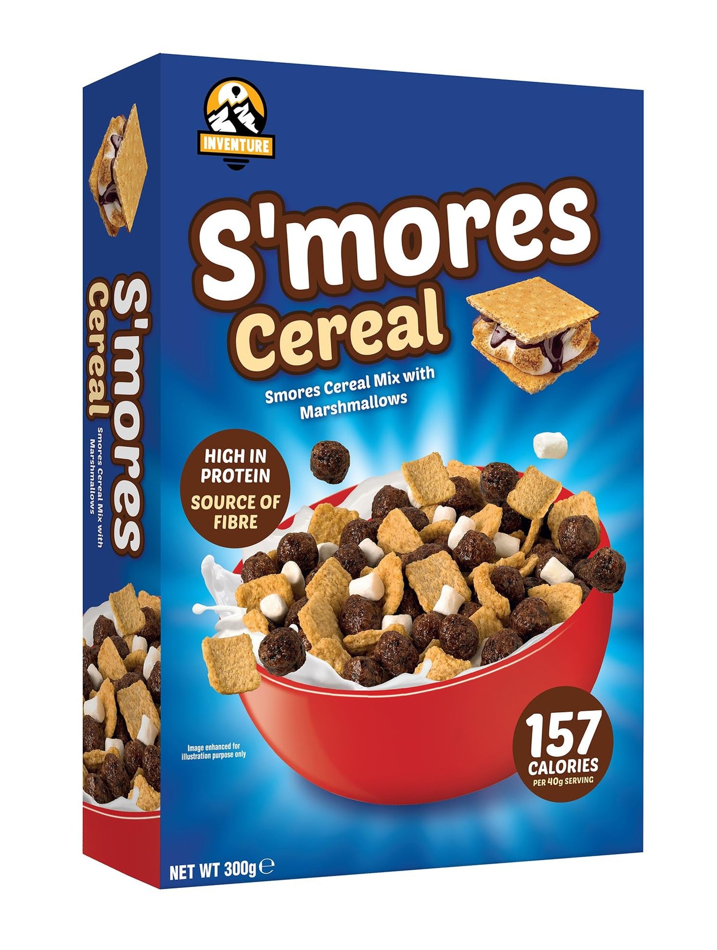 Inventure Multipack x 3 Smores, Peanut Butter & Marshmallow Cookie O