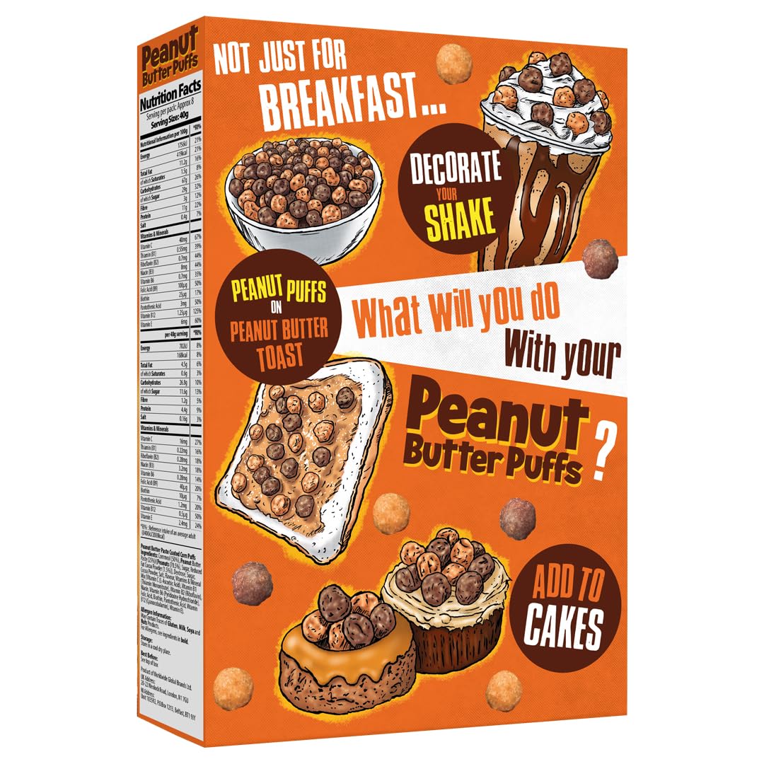 Inventure Peanut Butter Puffs 326g x 2