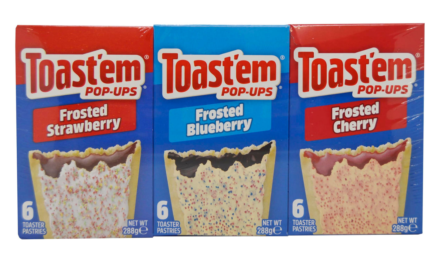 Toast'em Pop-Ups Fruit Variety Pack