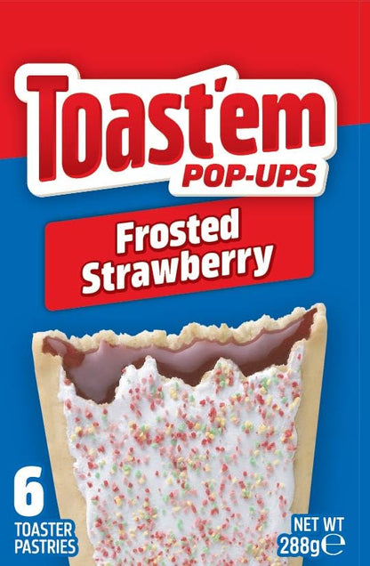 Toast'em Pop-Ups Frosted Strawberry 288g x 3