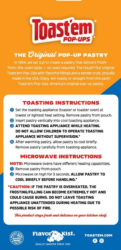 Toast'em Pop-Ups Frosted Smores 288g x 3