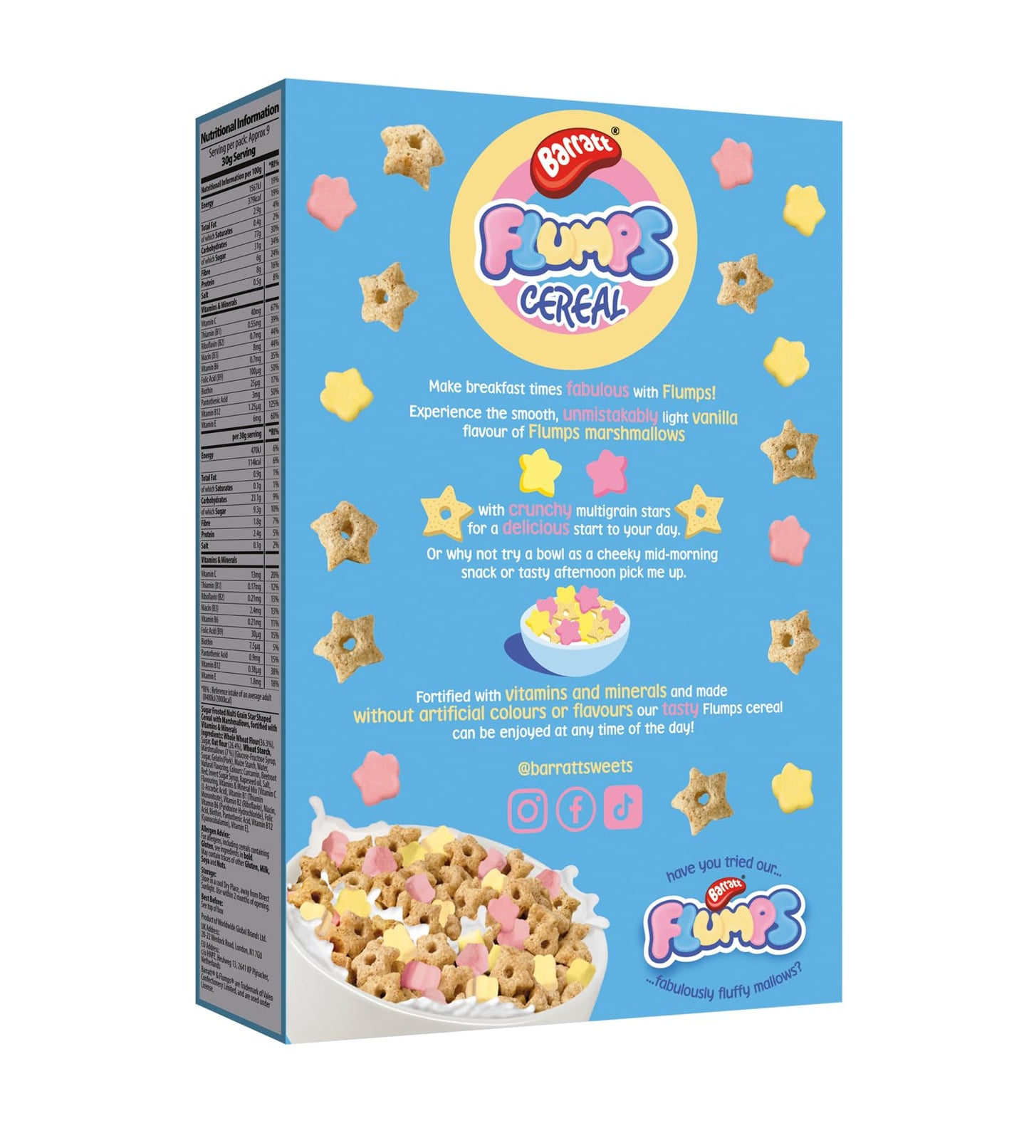 Inventure Barratt Flumps Cereal 275g x 2
