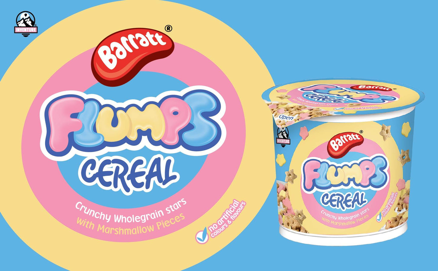 Inventure Barratt Flumps Cereal Cup 40g x 8