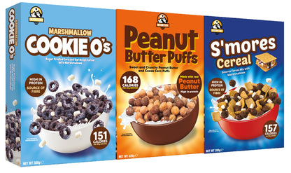 Inventure Multipack x 3 Smores, Peanut Butter & Marshmallow Cookie O