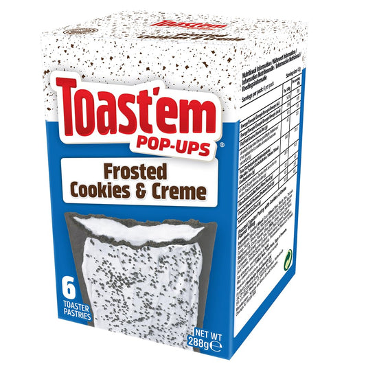 Toast'em Pop-Ups Frosted Cookies & Crème 288g x 3