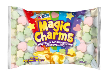 Magic Charms Vanilla Flavoured Marshmallow 200 g x 4
