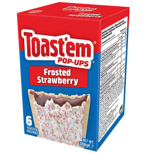 Toast'em Pop-Ups Frosted Strawberry 288g x 3