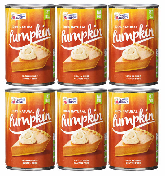 Baking Buddy Tinned Pumpkin Puree - 425g x 6