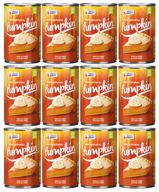Baking Buddy Tinned Pumpkin Puree - 425g x 12