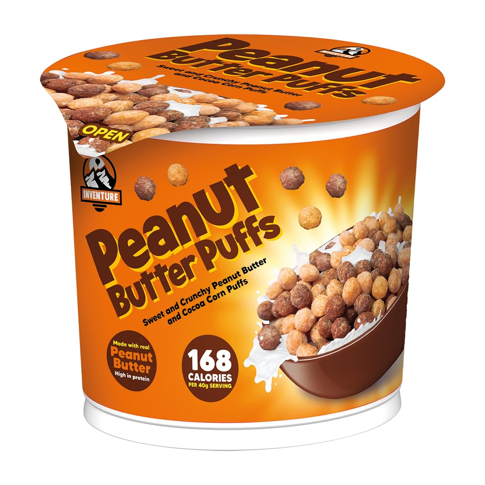 Inventure Peanut Butter Puffs Cup 40g x 8