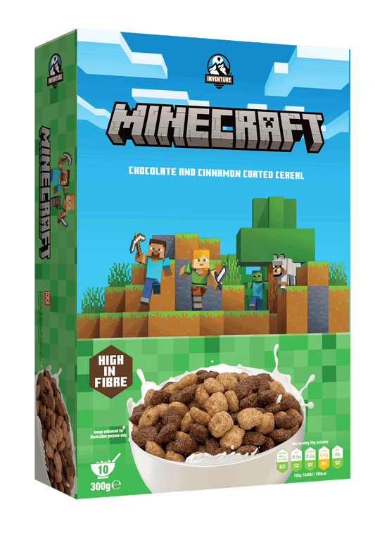 Inventure Minecraft Cereal 300g x 2