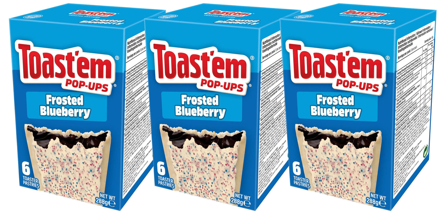 Toast'em Pop-Ups Blueberry 288g x 3