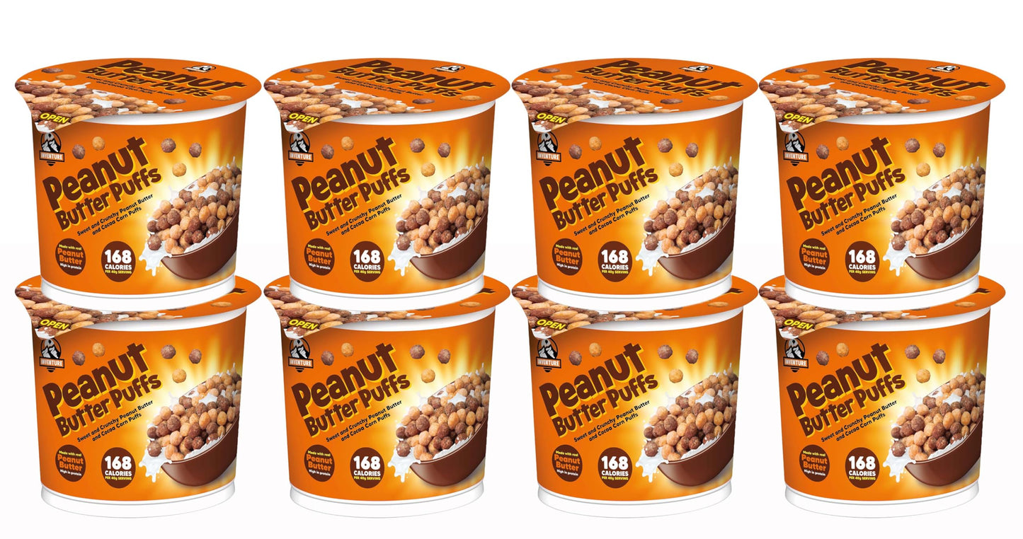 Inventure Peanut Butter Puffs Cup 40g x 8