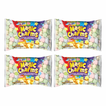 Magic Charms Vanilla Flavoured Marshmallow 200 g x 4