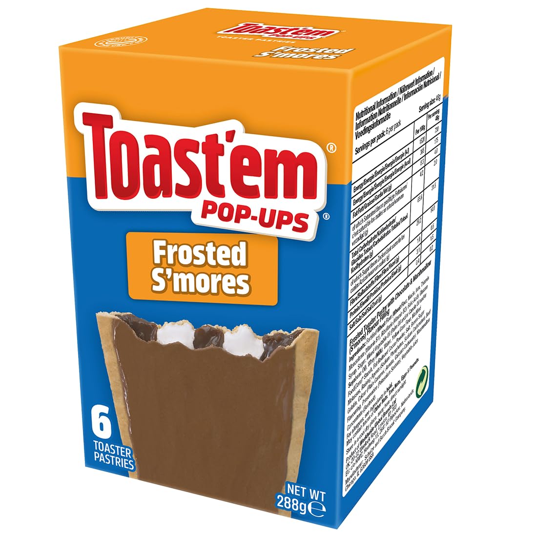 Toast'em Pop-Ups Frosted Smores 288g x 3